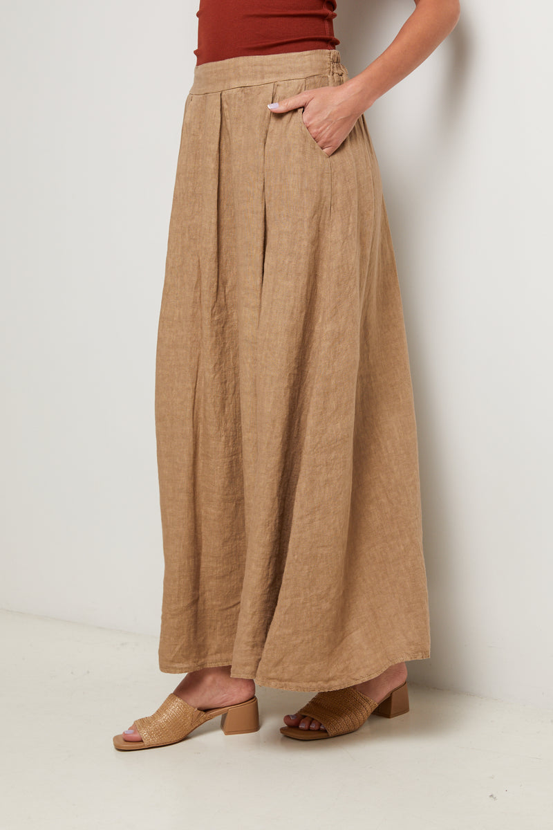 Falda - Camel - Mujer