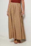 Falda - Camel - Mujer