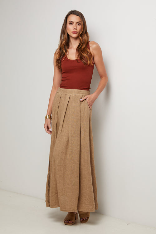 Jupe - Camel - Femme