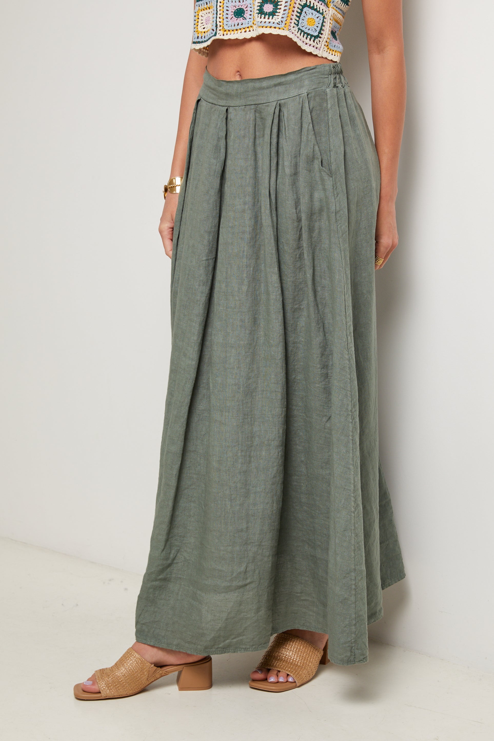 Jupe - Kaki - Femme