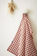 Lot De Essuie-Mains - Gaze De Coton Tissée - Teinte Vickie - Terracotta