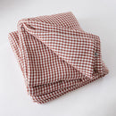 Bout De Lit - Gaze De Coton Tissée Teinte - Vickie - Terracotta