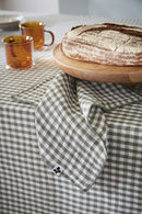 Lot De Serviettes - Gaze De Coton Tissée - Teinte Vickie - Romarin