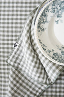 Lot De Serviettes - Gaze De Coton Tissée - Teinte Vickie - Romarin