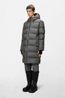 Alta Longer Puffer Jacket W3T4 Gray - Mixed