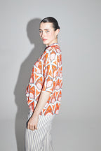 The Alana Calico Print Shirt