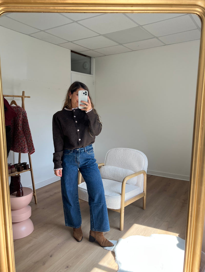 Cardigan Liberty Alma Chocolat