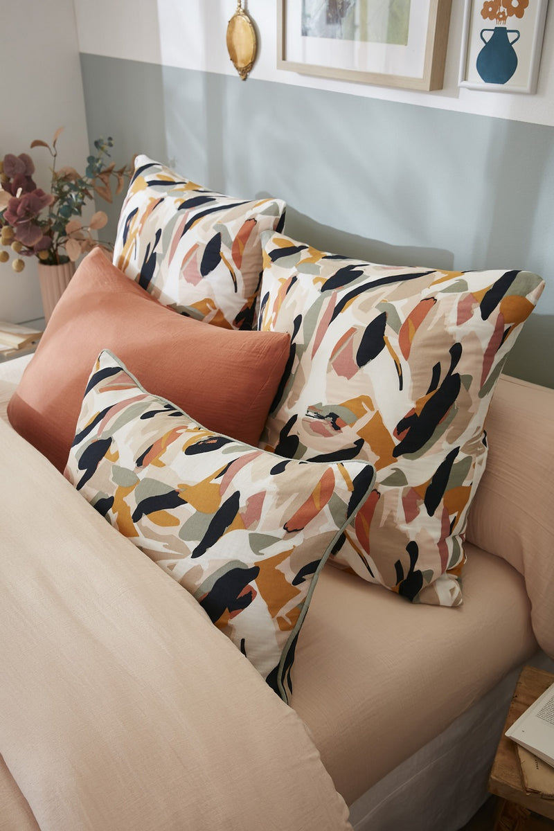 Taie D'Oreiller - Gaze De Coton Imprimée - Julia