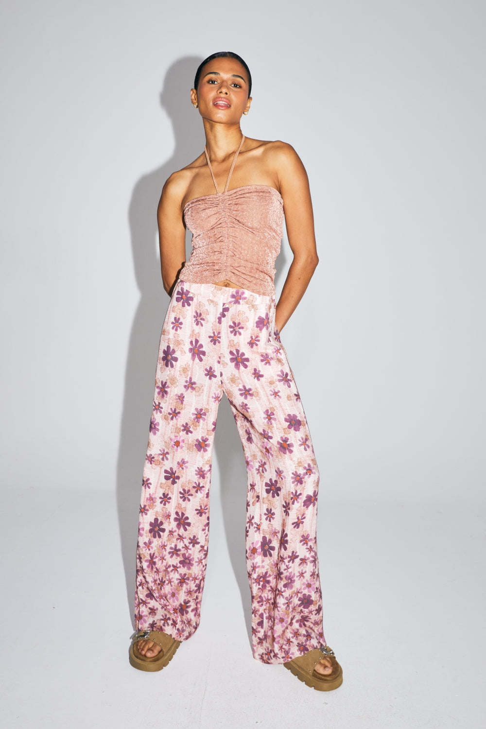 Pantalones The Max, estampado Bloom Fall