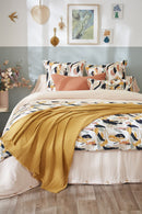 Bout De Lit - Gaze De Coton Imprimée - Julia