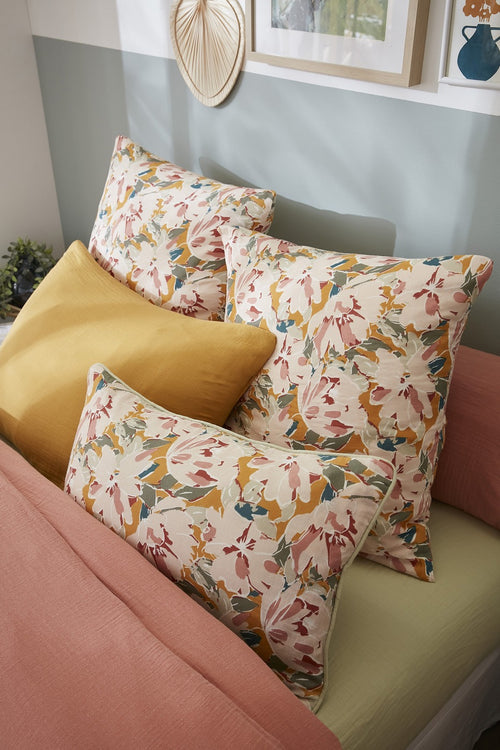 Taie D'Oreiller - Gaze De Coton Imprimée - Clarence