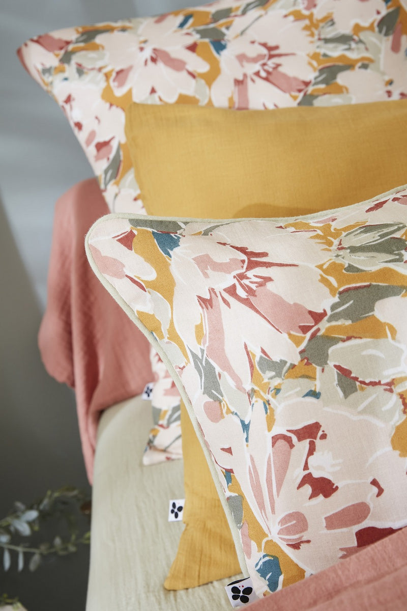 Taie D'Oreiller - Gaze De Coton Imprimée - Clarence