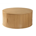 Ernest - Round Coffee Table With Storage