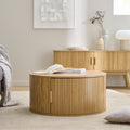 Ernest - Round Coffee Table With Storage