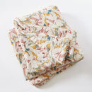 Bout De Lit - Gaze De Coton Imprimée - Clarence