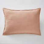 Soline - Funda de almohada - Lino Lavado - Rosa Viejo