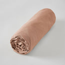 Fitted Sheet - Washed Linen - Soline - Old Rose