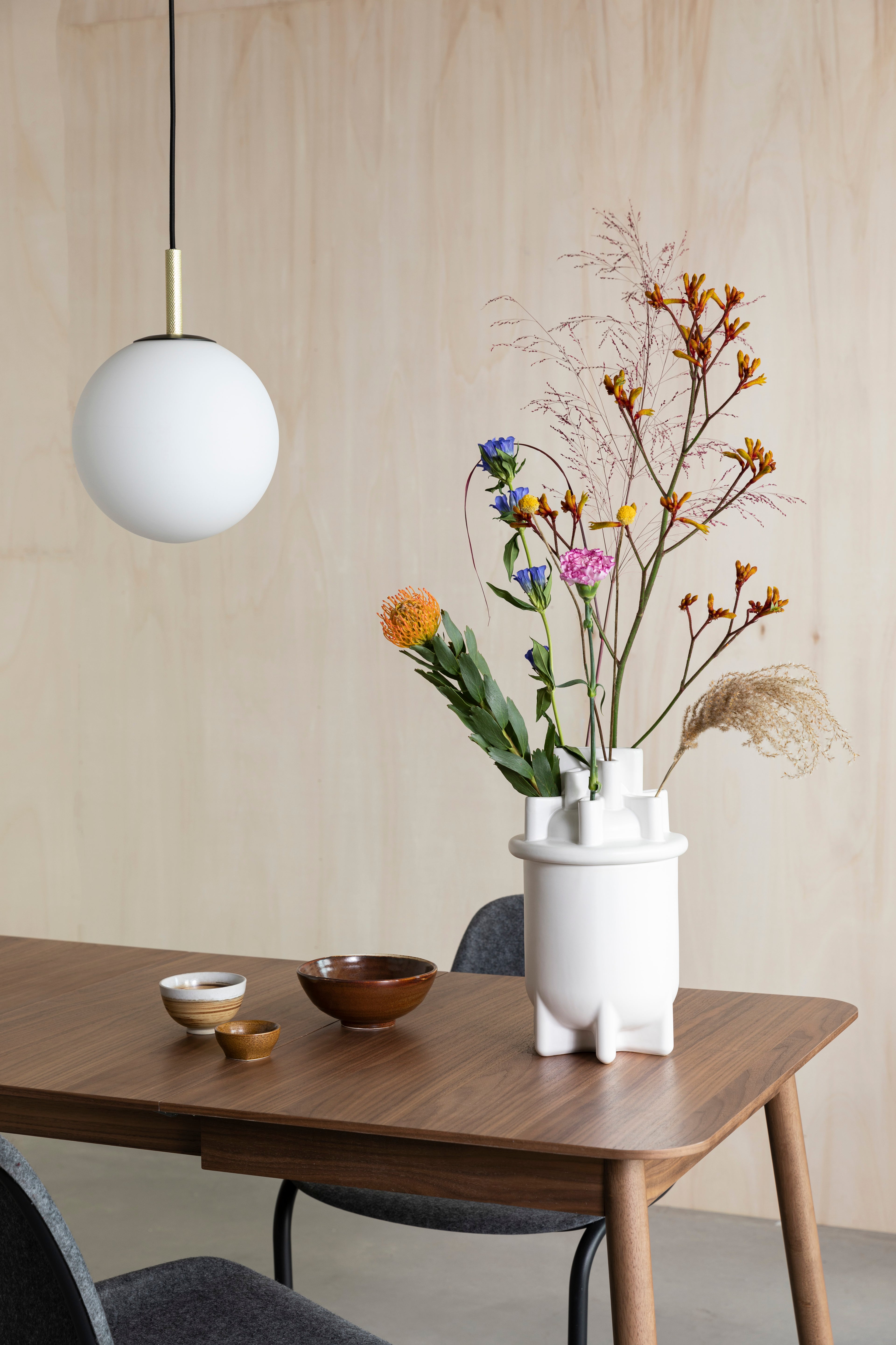 Orion 25 - Pendant light - Glass - Black