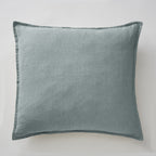Funda de almohada - Lino Lavado - Soline - Azur