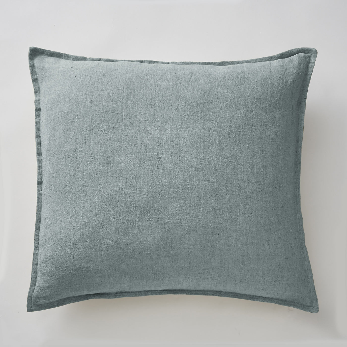 Funda de almohada - Lino Lavado - Soline - Azur