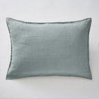 Funda de almohada - Lino Lavado - Soline - Azur
