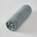 Drap Housse - Lin Lavé - Soline - Azur