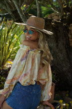 Blouse Col Bardot Angella - Pastel