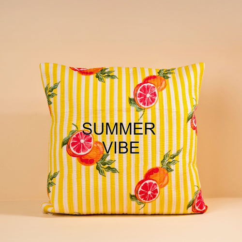 Housse De Coussin Jaipur - 45X45Cm - Agrume Jaune