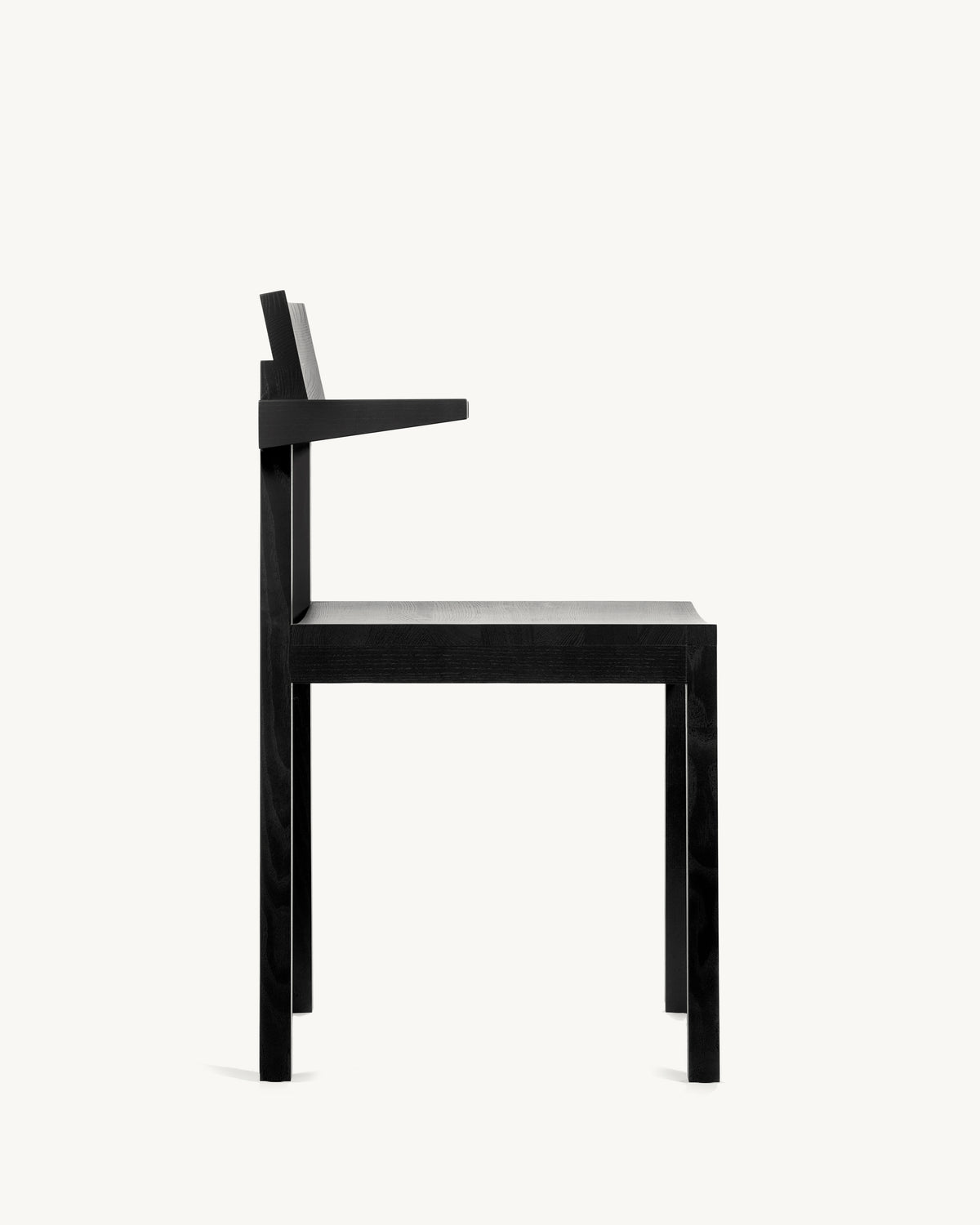 Silent - Chaise À Accoudoirs - Frêne - Coal