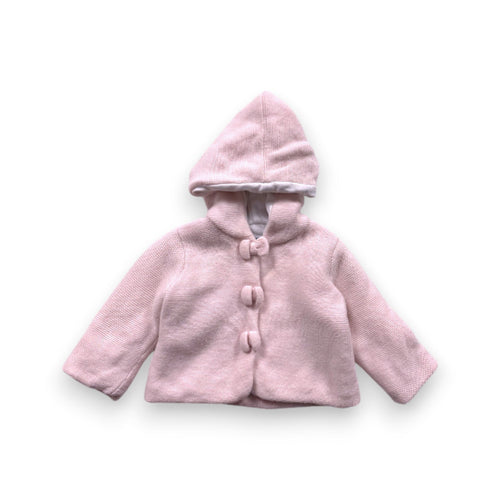 Jacadi - Veste Rose En Laine - 6 Mois