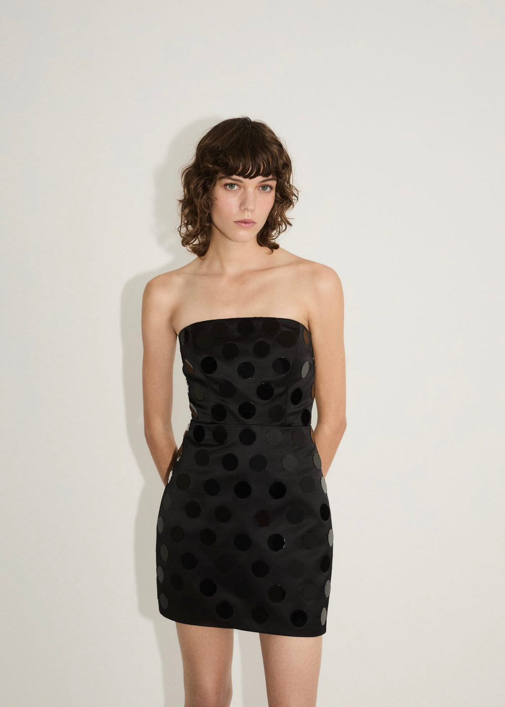 Robe Bustier Courte Miroirs