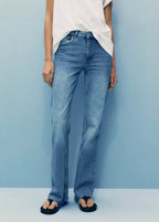 Jean Fiona Flare Taille Normale - Medium Blue