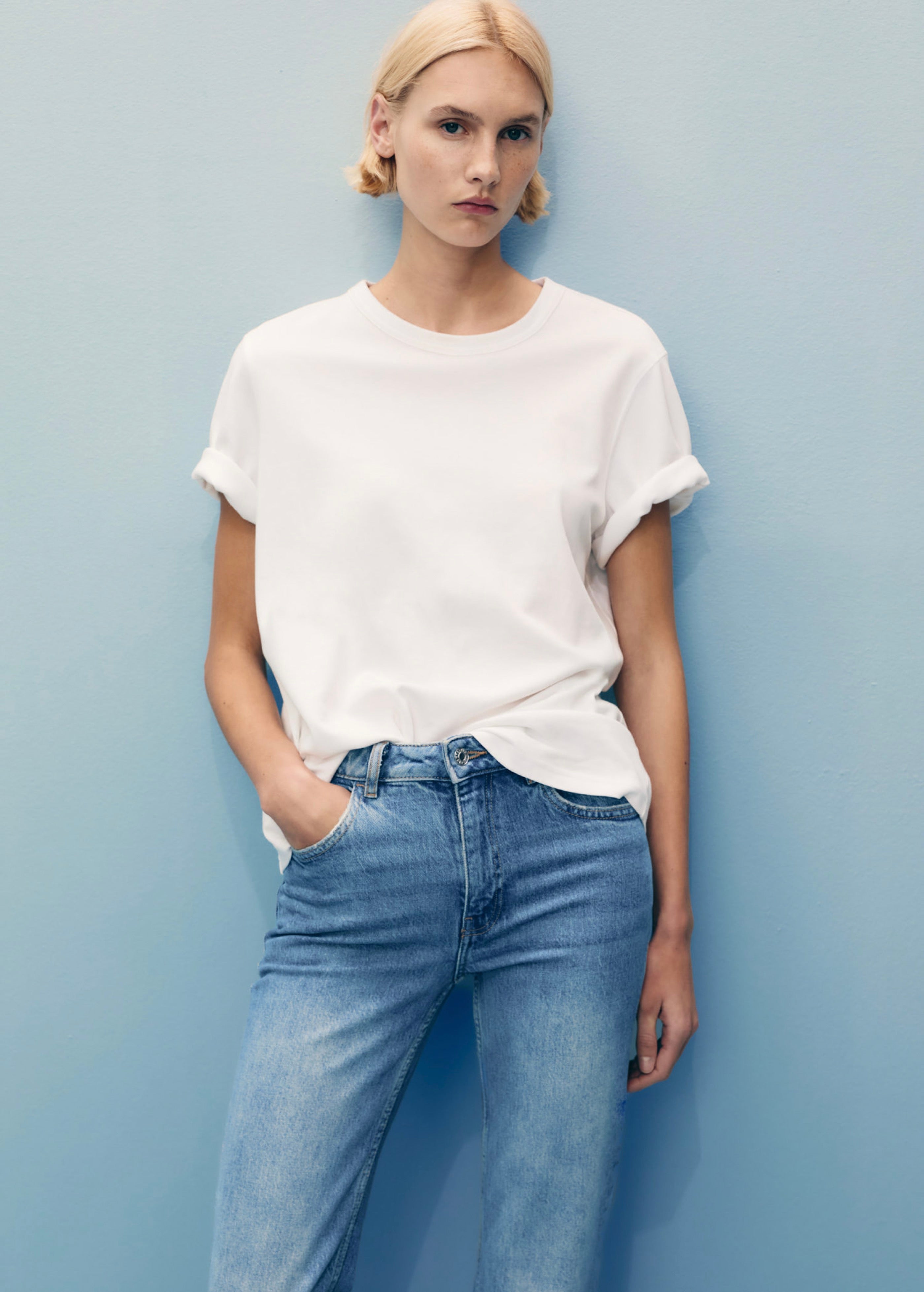 Jean Fiona Flare Taille Normale - Medium Blue