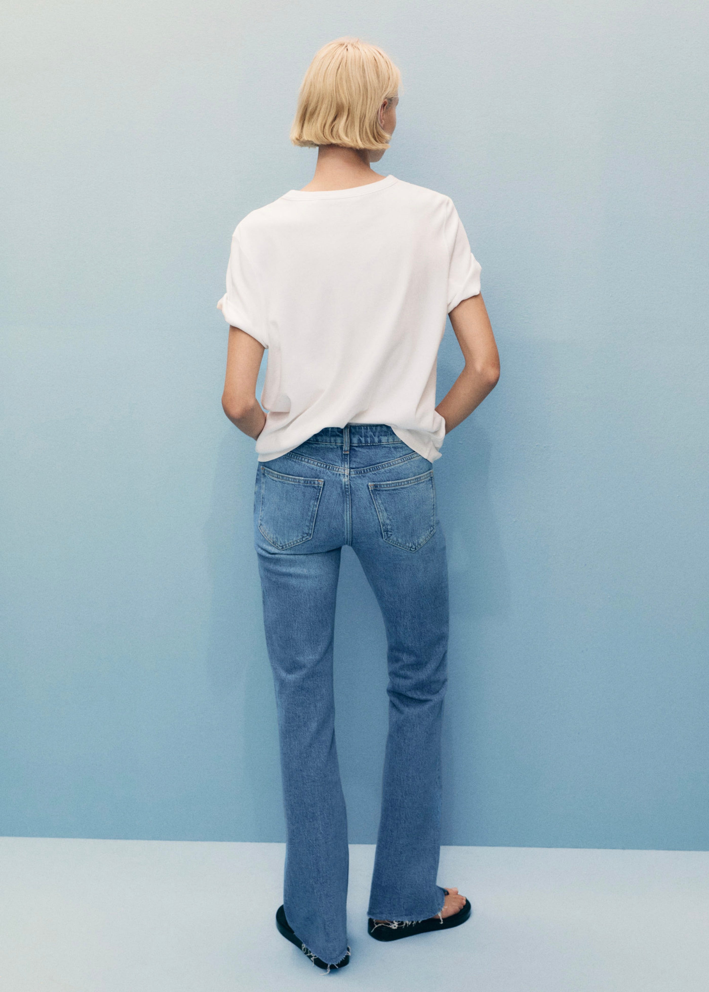 Jean Fiona Flare Taille Normale - Medium Blue