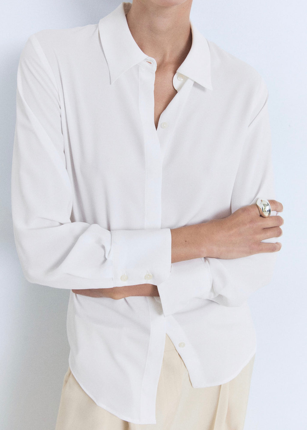 Chemise Fluide Manches Longues