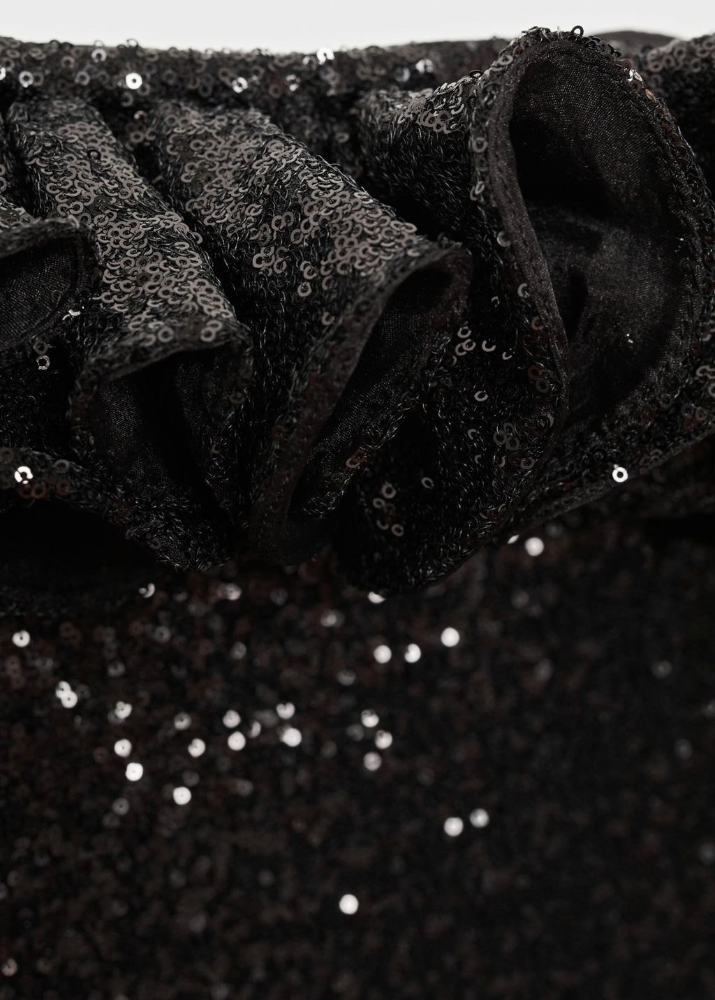 Robe Volant Ornement Paillettes