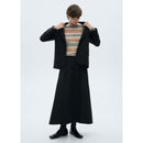 Pull-Over Rayé Col Roulé - Pink