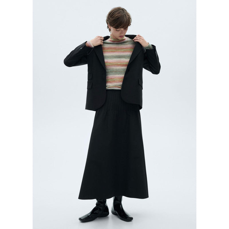 Pull-Over Rayé Col Roulé - Pink