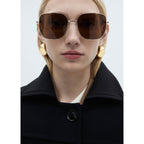Abrigo Midi de Lana con Botones - Black