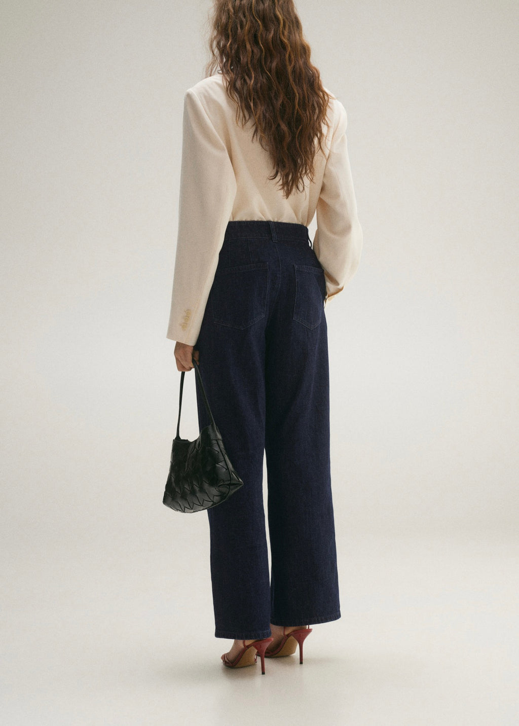 Jean Wideleg Pinces Rinse Wash