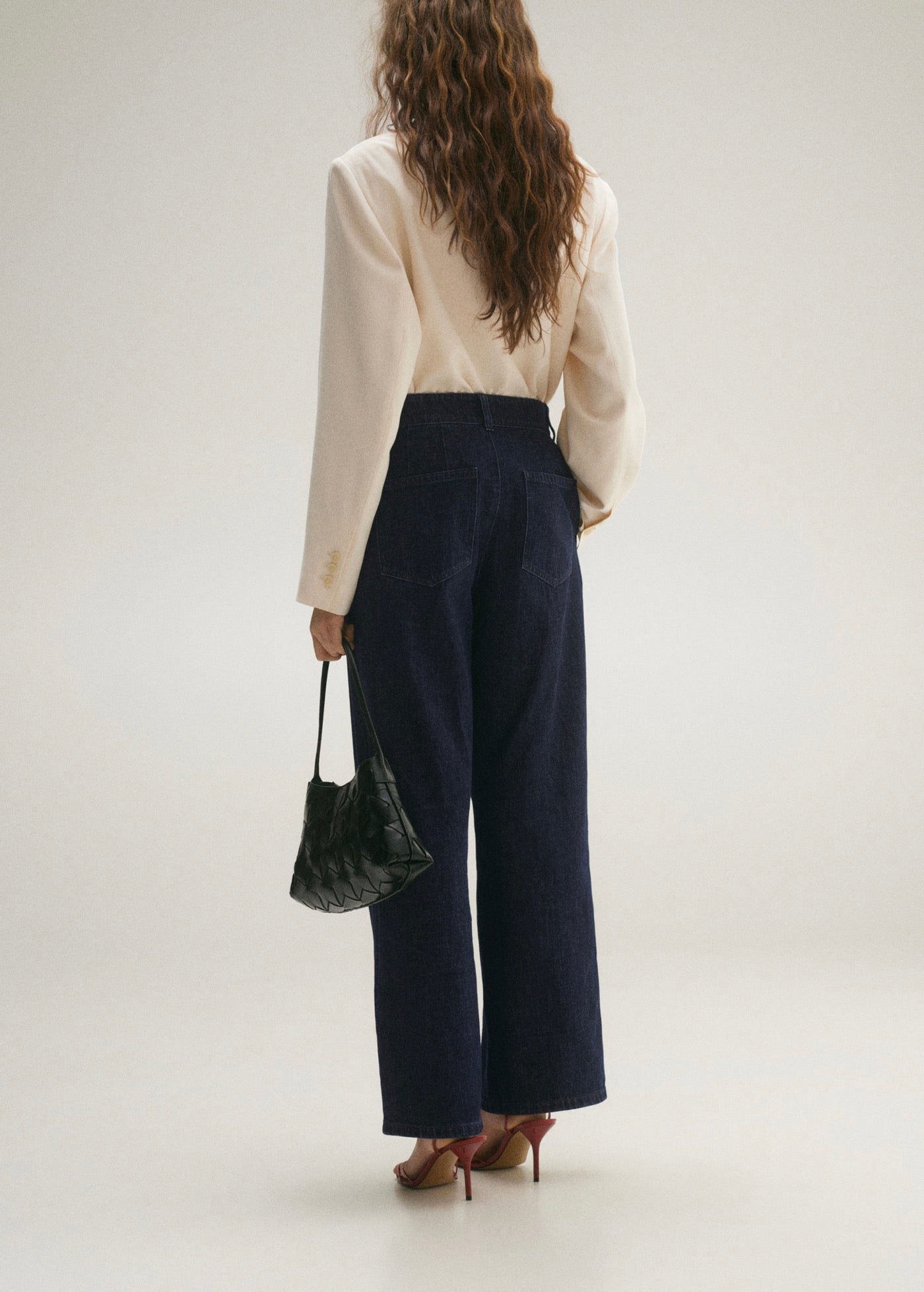 Jean Wideleg Pinces Rinse Wash
