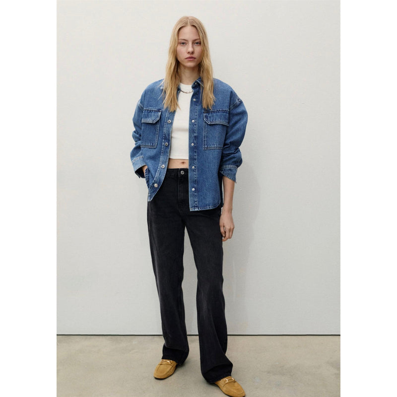 Jean Miami Droit Taille Normale - Black Denim