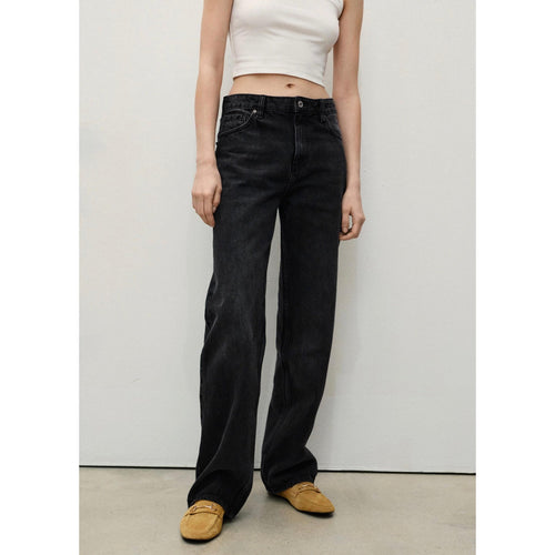 Jean Miami Droit Taille Normale - Black Denim