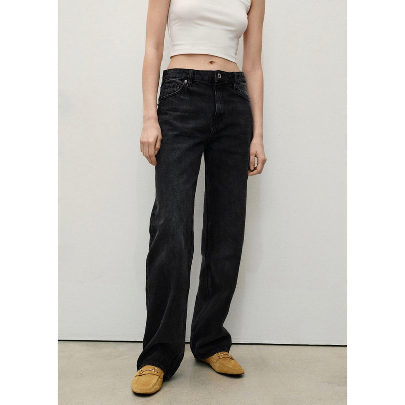 Jean Miami Droit Taille Normale - Black Denim