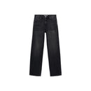 Jeans Miami Rectos Cintura Normal - Denim Negro