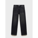 Jeans Miami Rectos Cintura Normal - Denim Negro