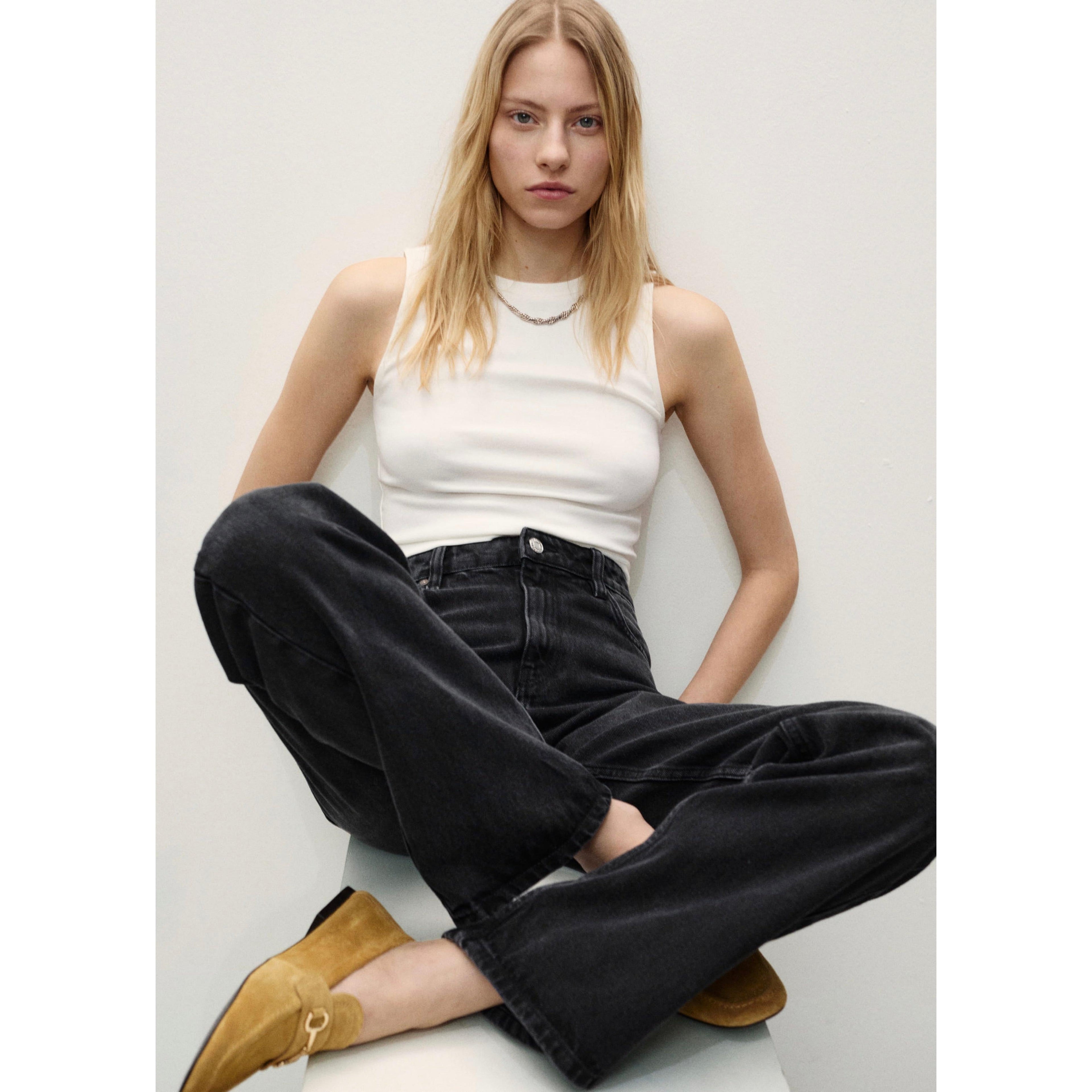 Vaquero Miami Recto Talla Normal - Black Denim