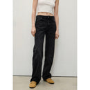 Jeans Miami Rectos Cintura Normal - Denim Negro
