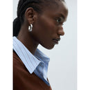 V-Neck Knitted Sweater - Chocolate