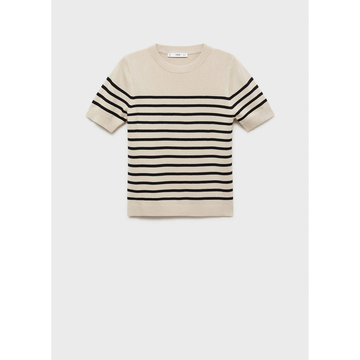 Pull-Over Maille Fine Manches Courtes